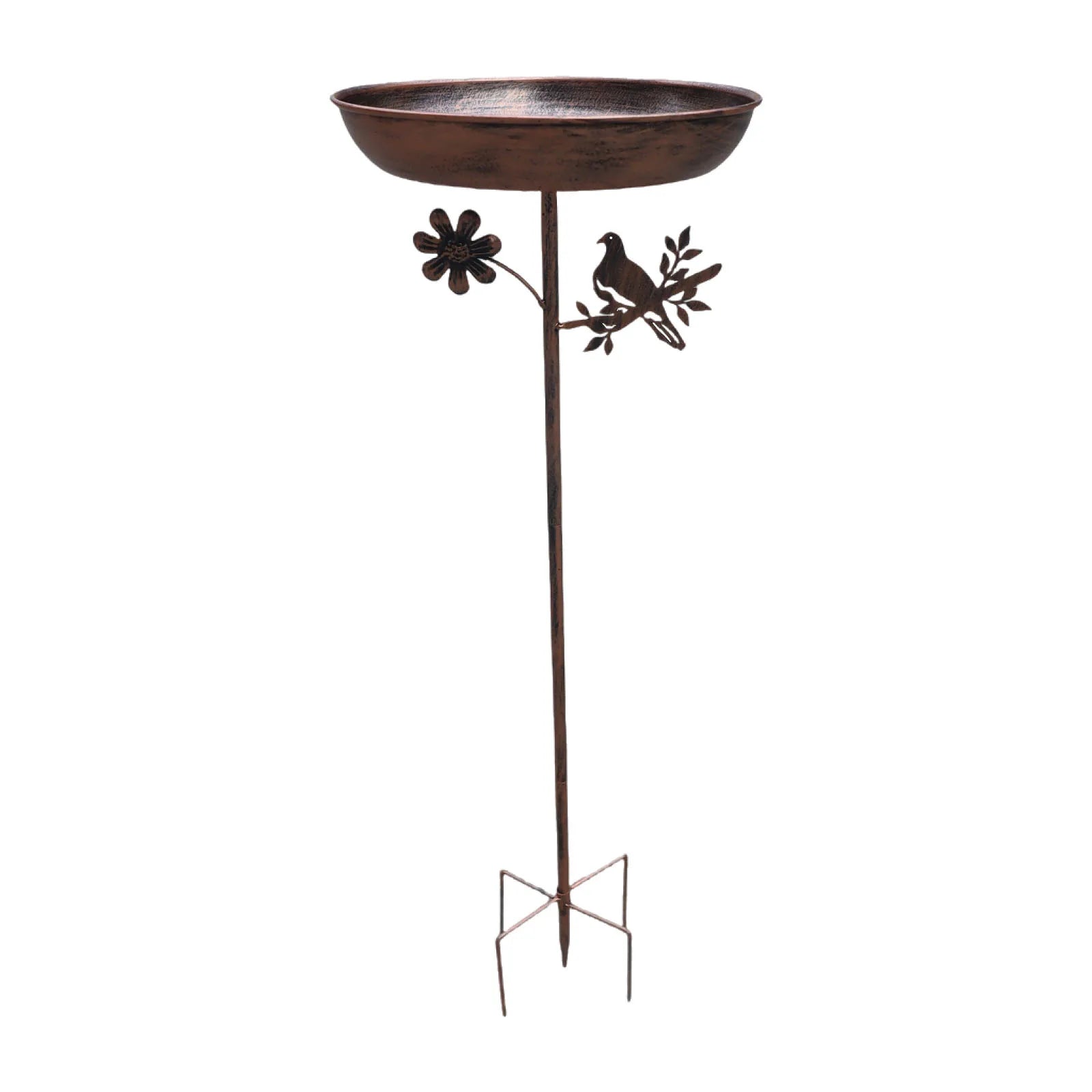Vintage Standing Birdbath Bowl