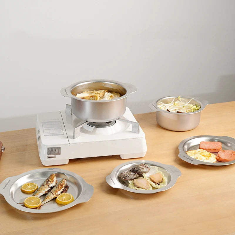 Stainless Steel Cookware Set  Suitable for Gas Stoves and Induction Cookers