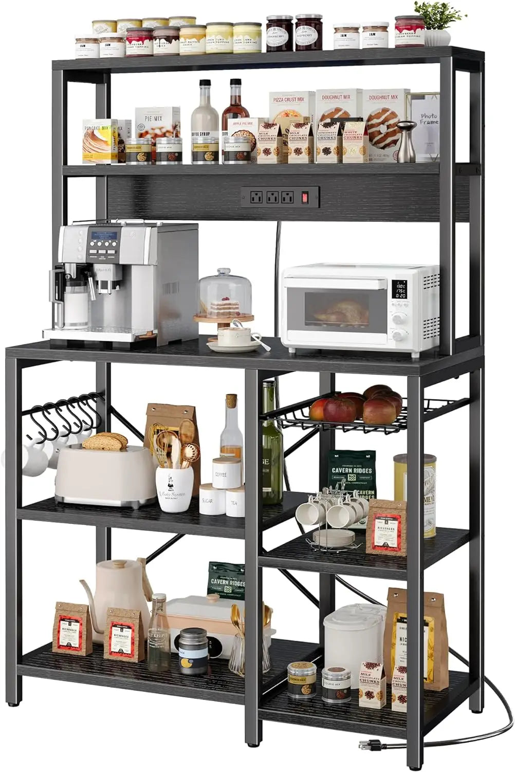 Bakers Rack with Power Outlet