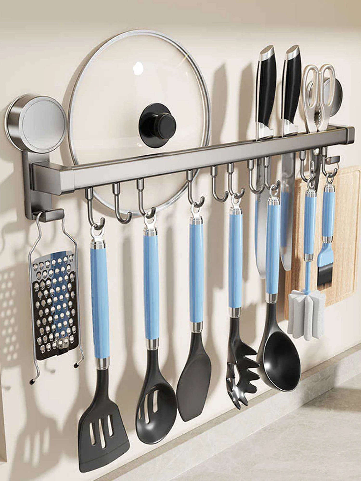 Wall Mounted Kitchen Hook Rack