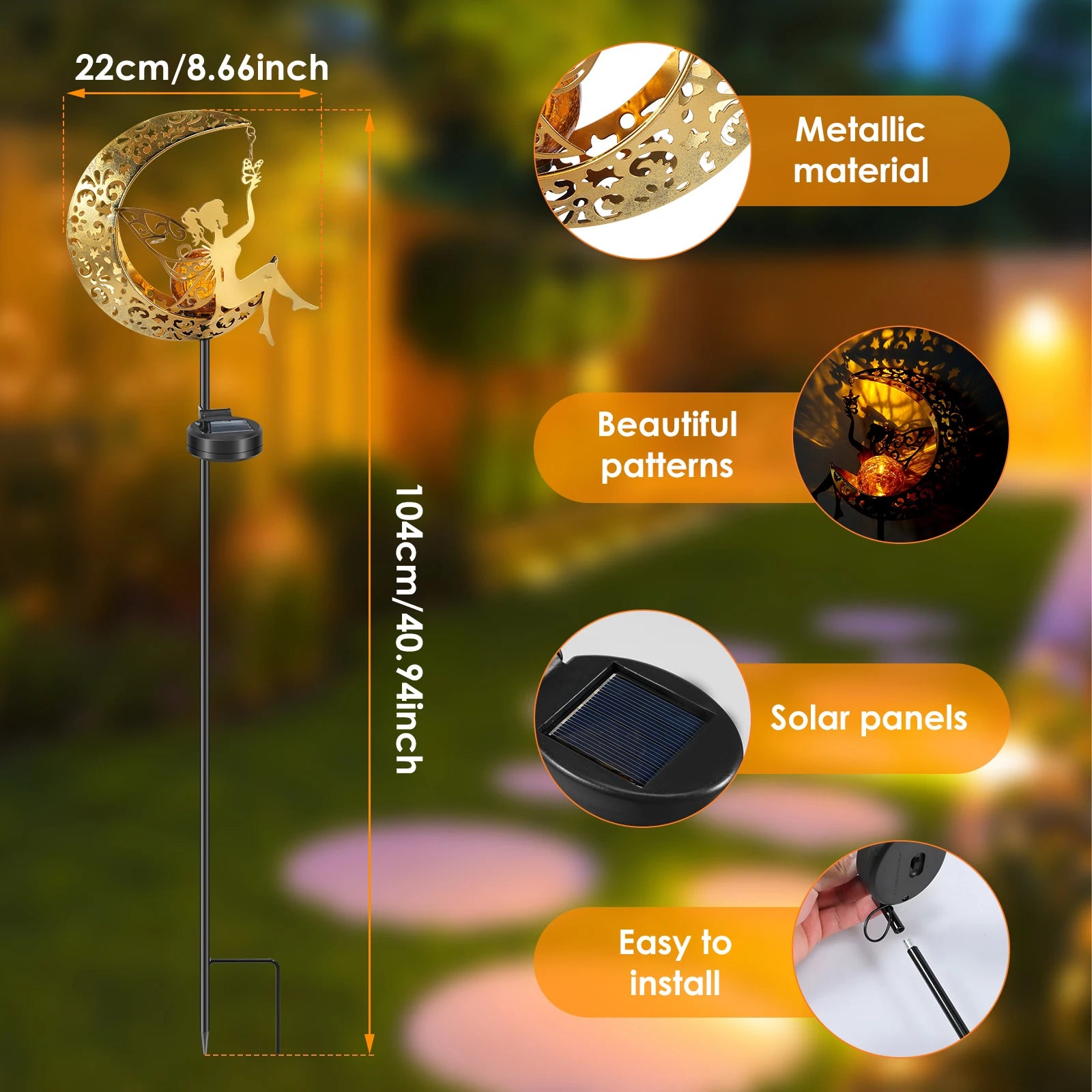 Solar Moon Fairy Lamp