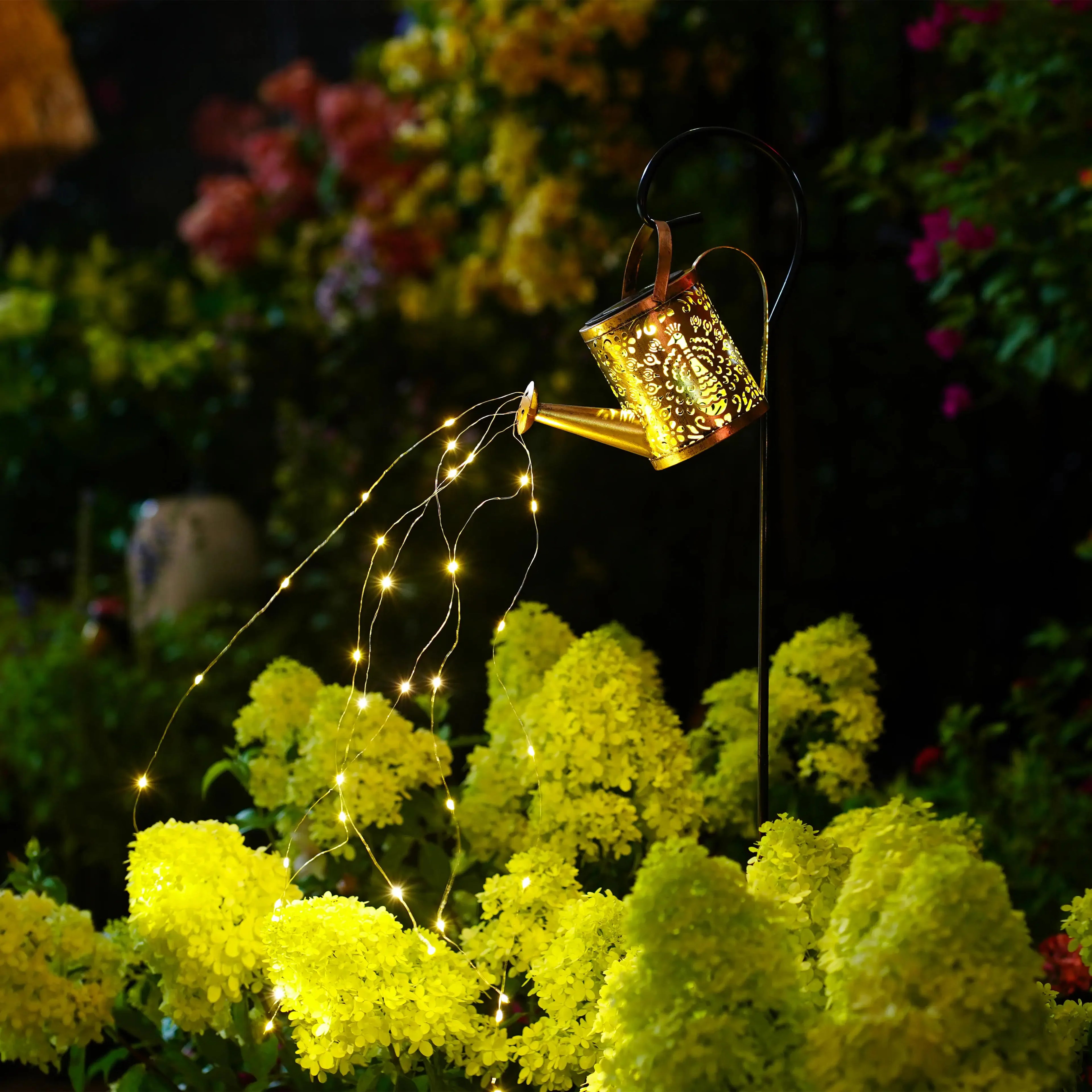 Enchanted Iron Solar Fairy Lamp