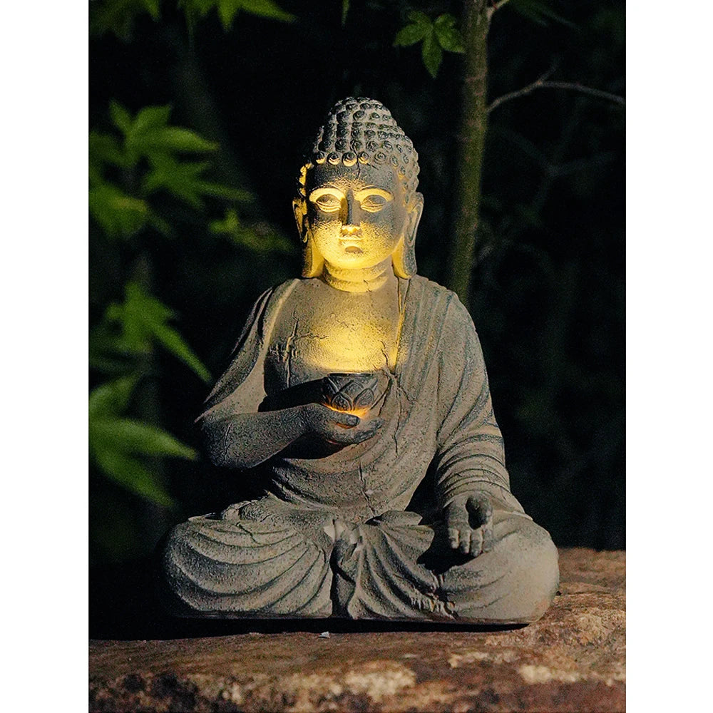 Solar Buddha Statue