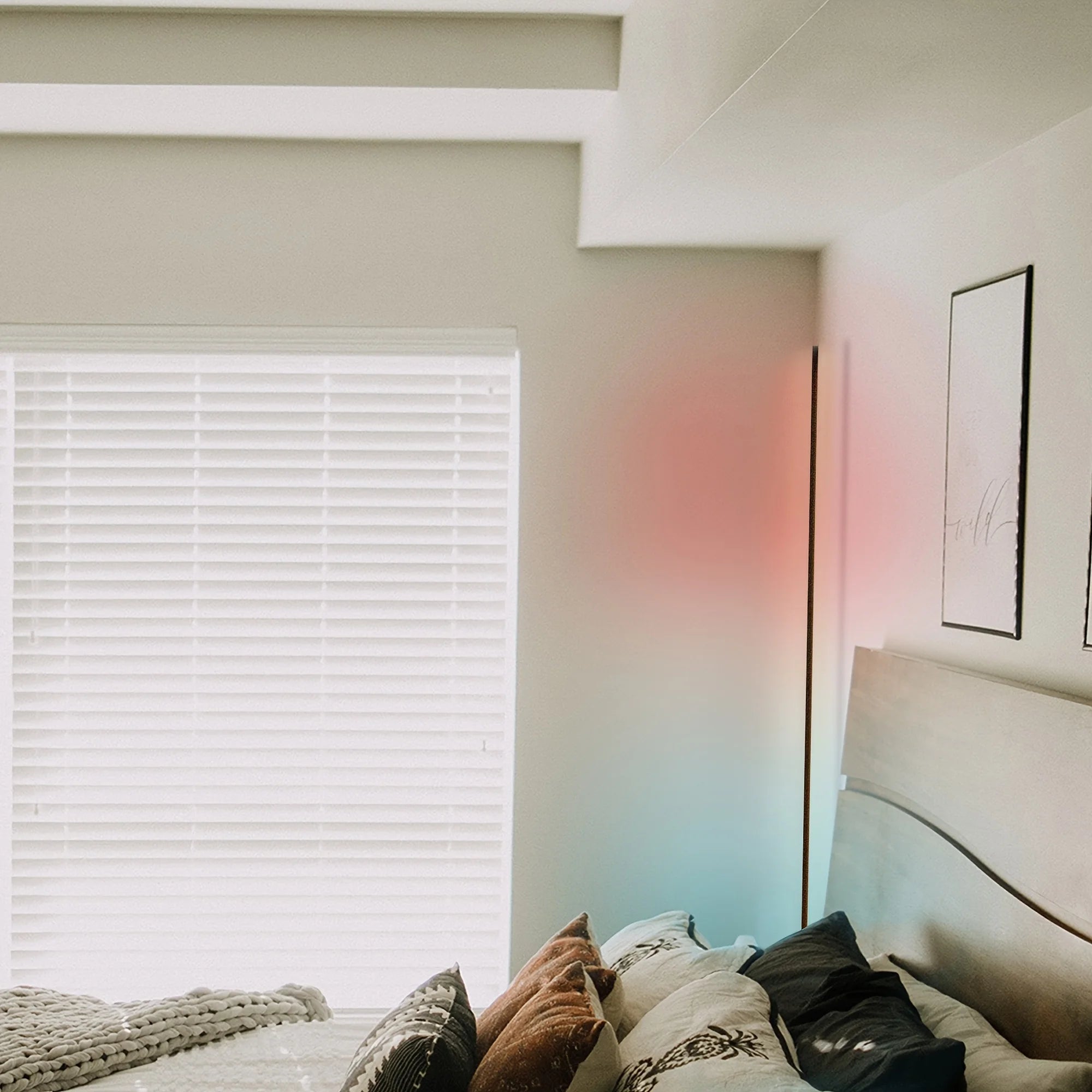 Corner Floor Lamp, 60-Inch Rgb Led