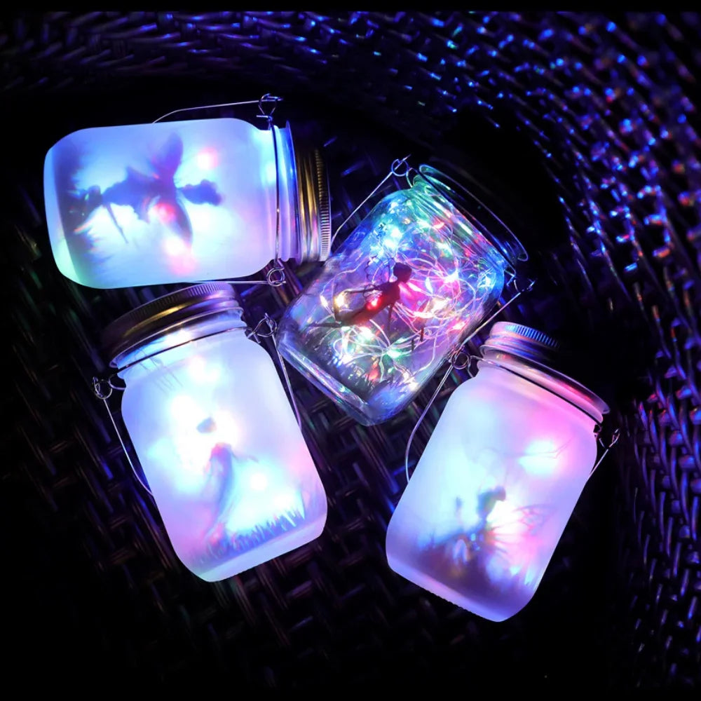 Solar Mason Jar Light Fairy Lights