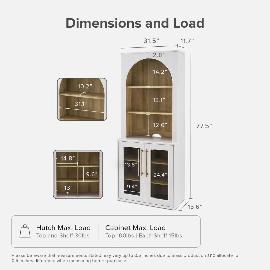 Storage Cabinet with Hutch