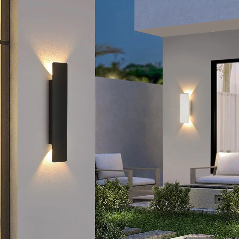Modern Led Waterproof Outdoor Up Down Wall Lamp IP65 Aluminum 18w LED Wall Light Indoor Decorated Wall Sconce