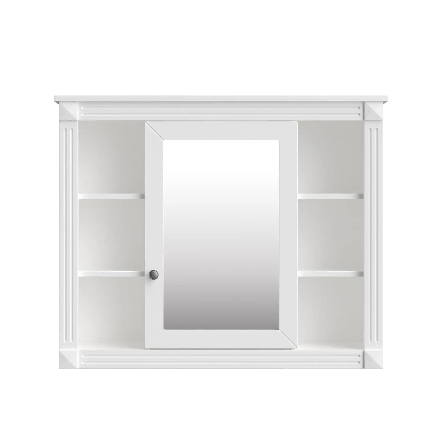 Medicine Cabinet with Mirror, Wall Mount Bathroom Cabinet 35" x 28"