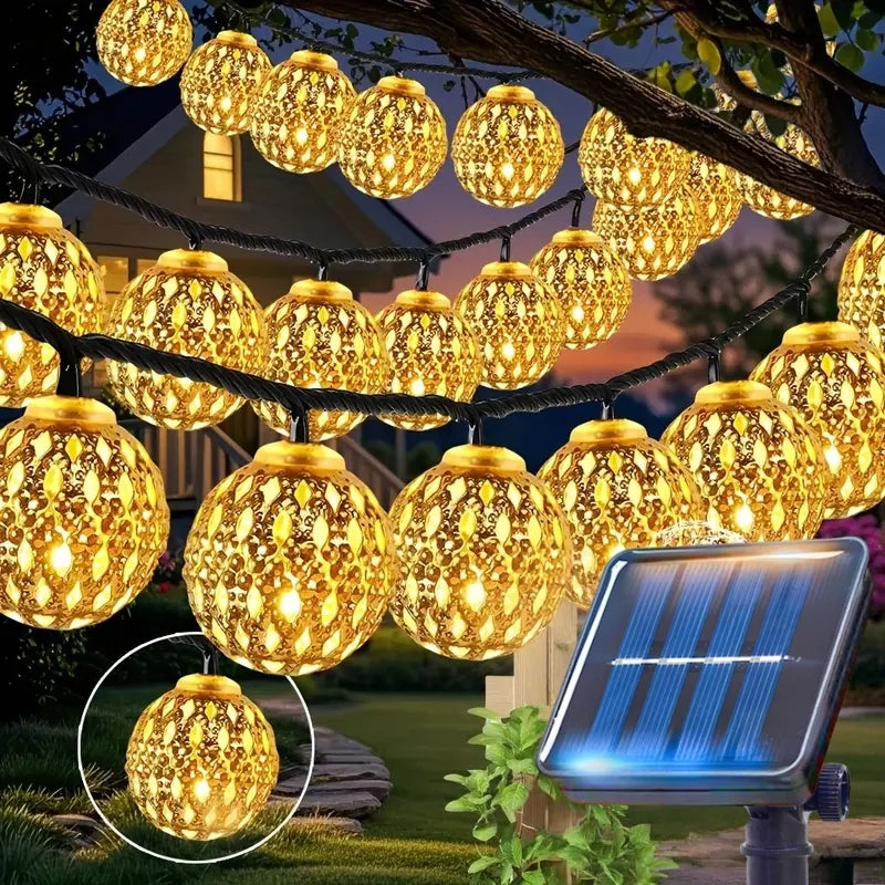 Moroccan Ball String Light-50/30/20 LED Fairy Light