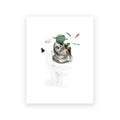 Space Wars Bathroom Print Luke Skywalker Yoda Poster Pooping Mandalorian Storm Trooper Chewbacca Canvas Painting Toilet Decor