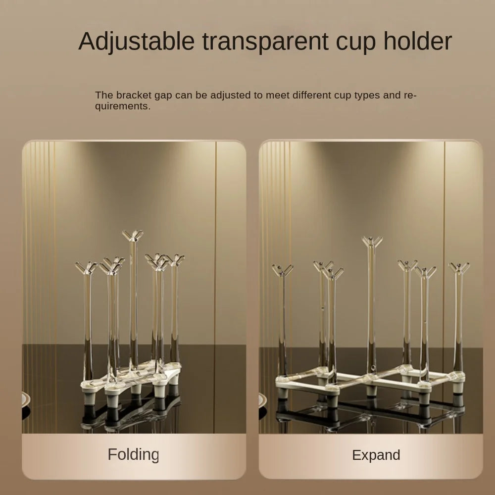 Retractable Cup Drying Rack