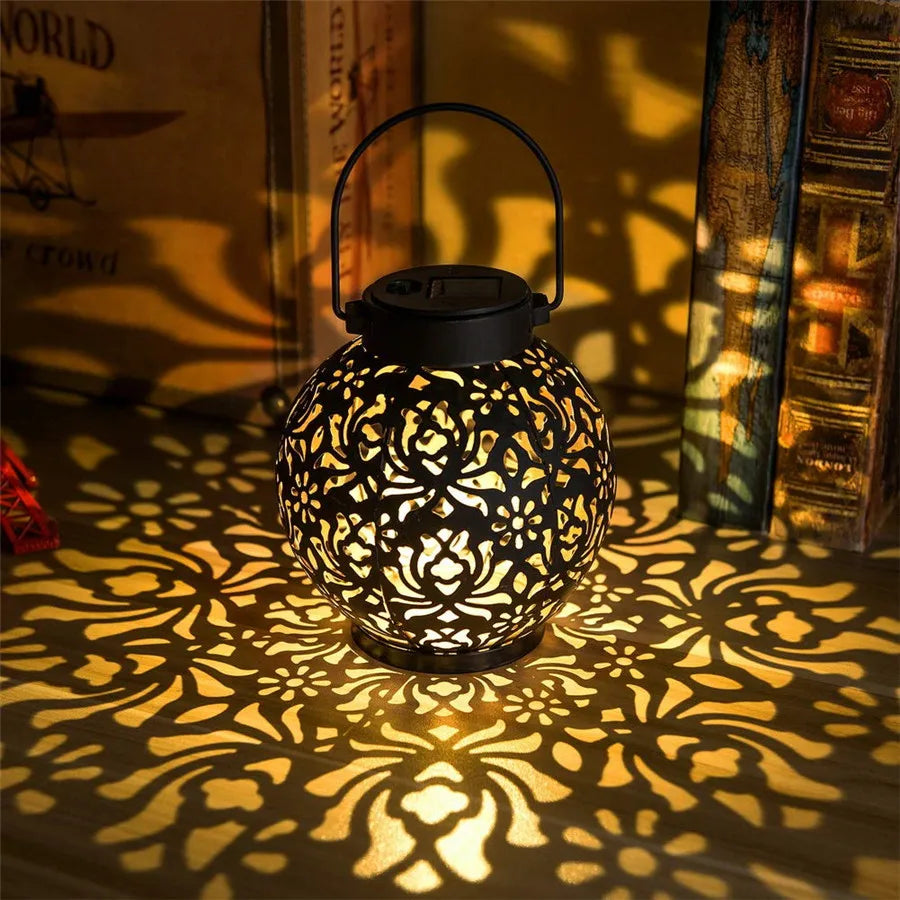 Iron Art Hanging Light Hollow LED