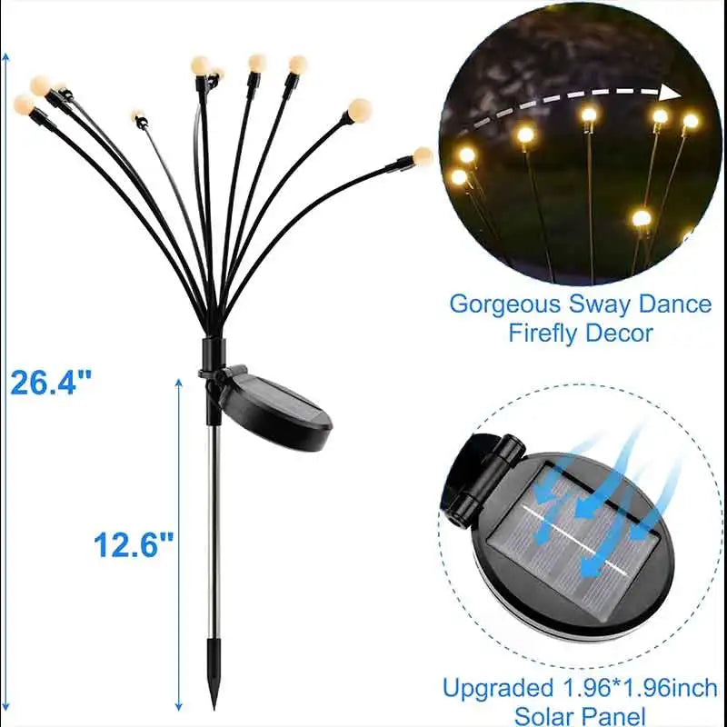 Solar Powered Firefly Lights