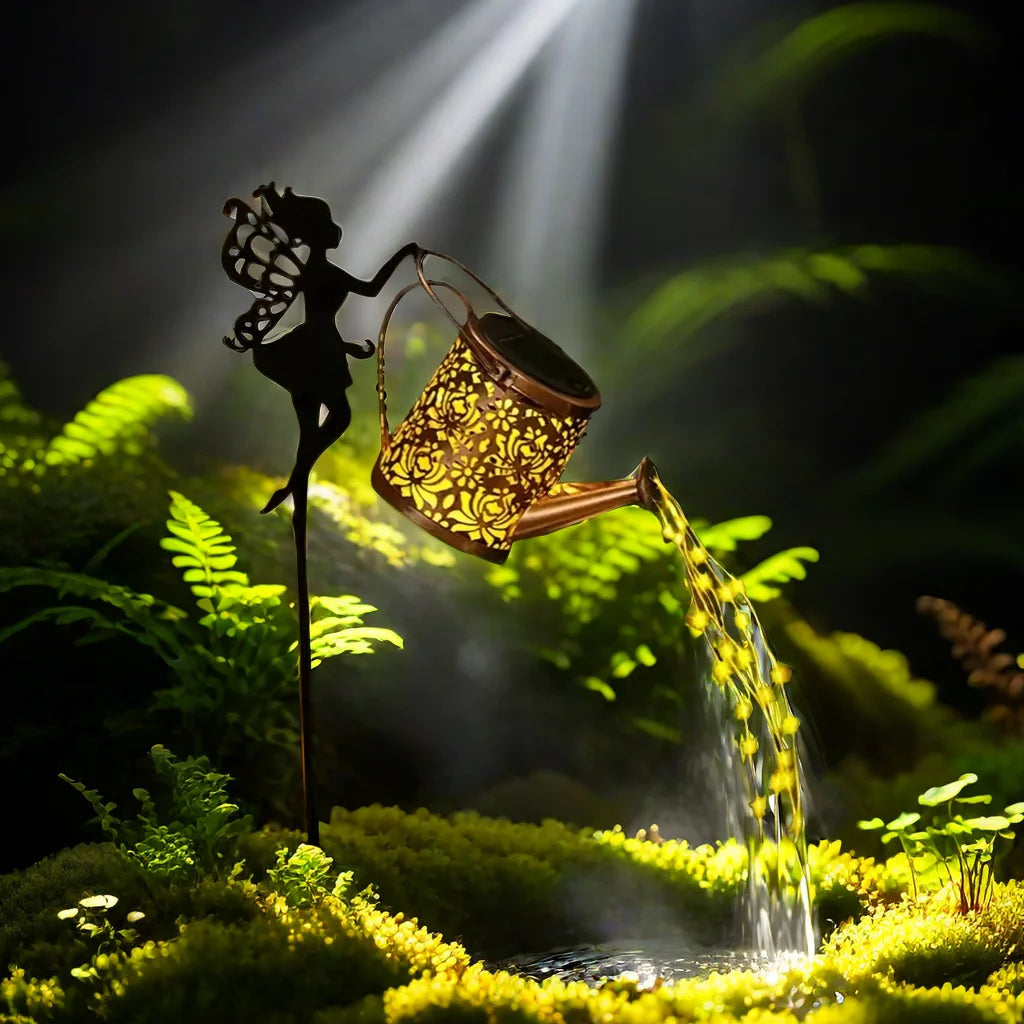 Enchanted Iron Solar Fairy Lamp