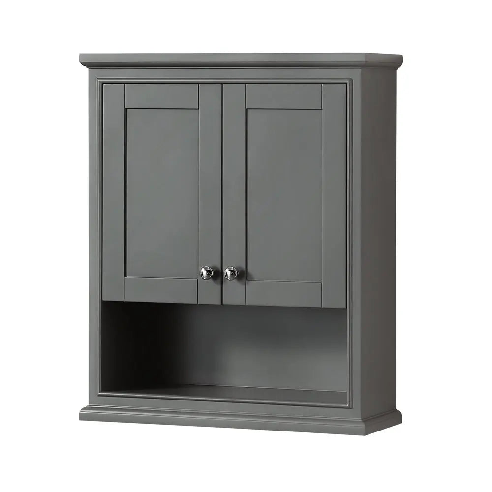 Deborah Bathroom Wall-Mounted Storage Cabinet in White