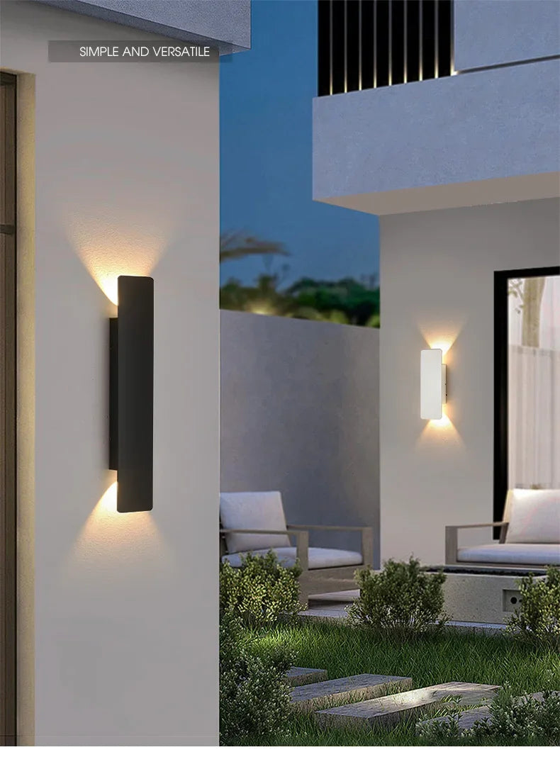 Modern Led Waterproof Outdoor Up Down Wall Lamp IP65 Aluminum 18w LED Wall Light Indoor Decorated Wall Sconce
