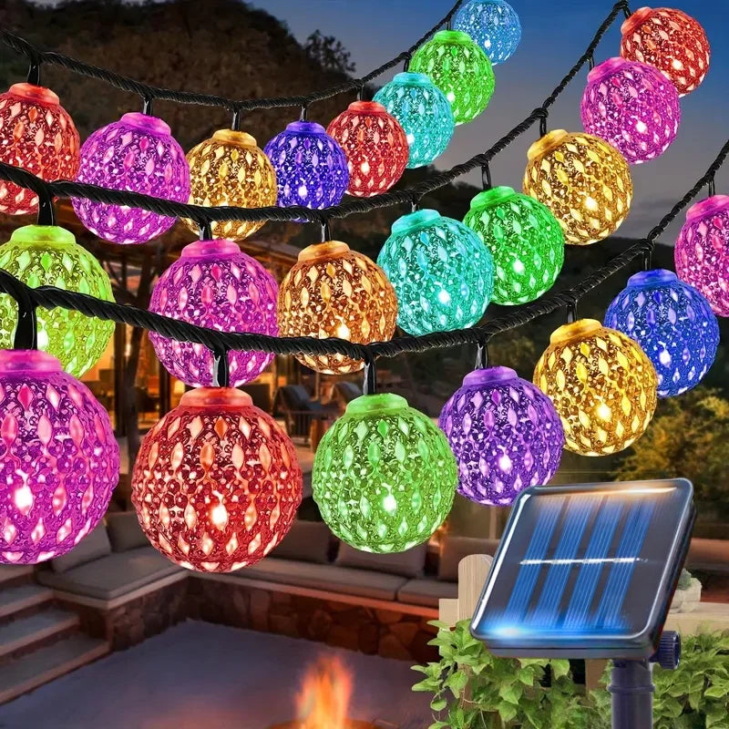 Moroccan Ball String Light-50/30/20 LED Fairy Light