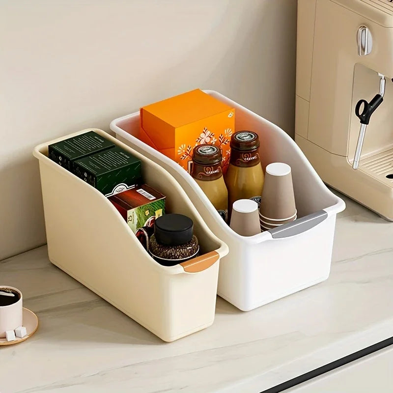 Curved Plastic Storage Bins Set
