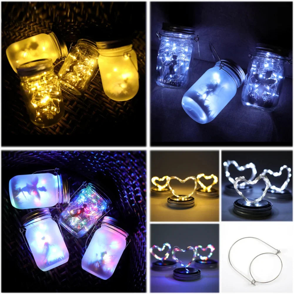 Solar Mason Jar Light Fairy Lights