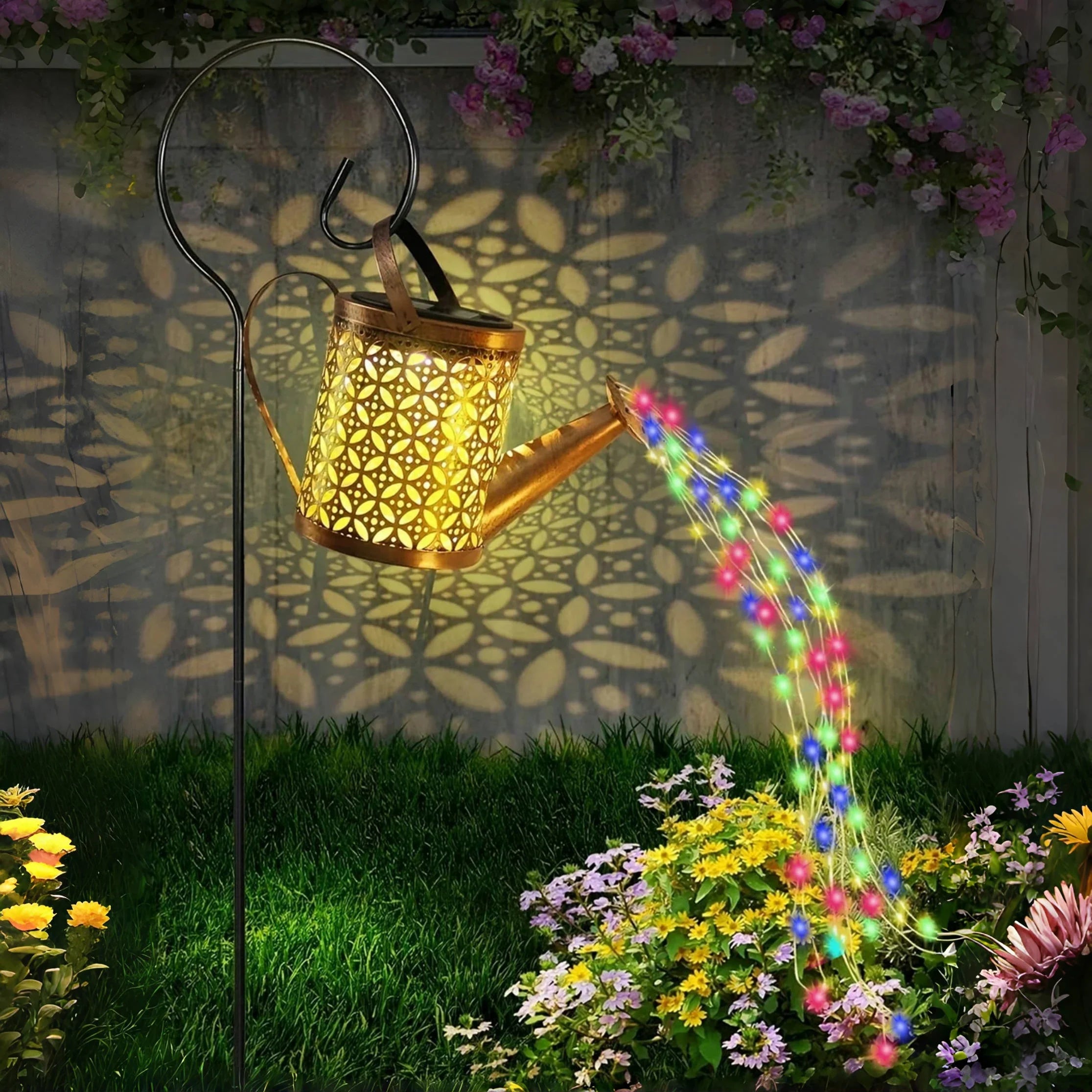 Enchanted Iron Solar Fairy Lamp