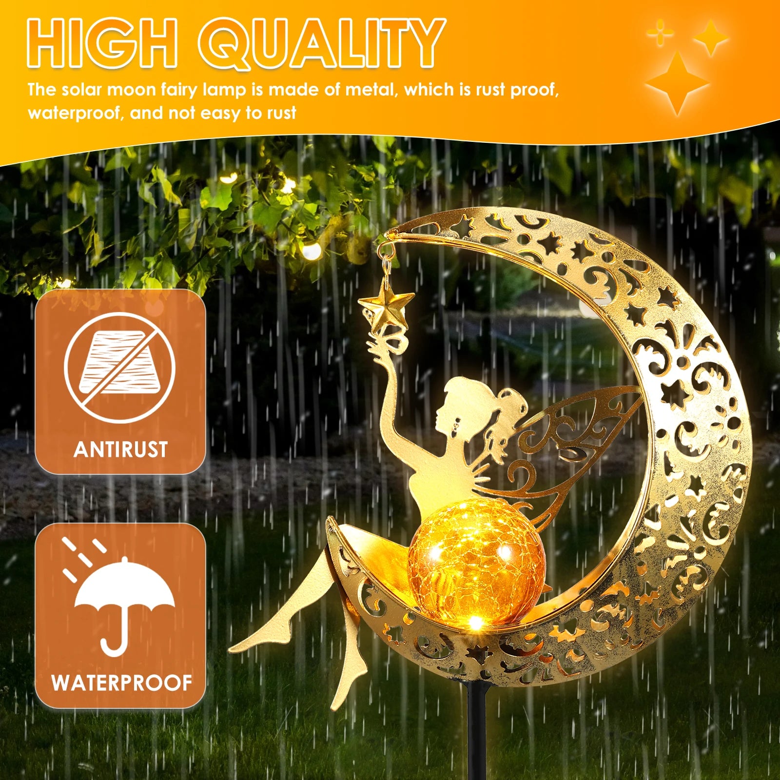 Solar Moon Fairy Lamp