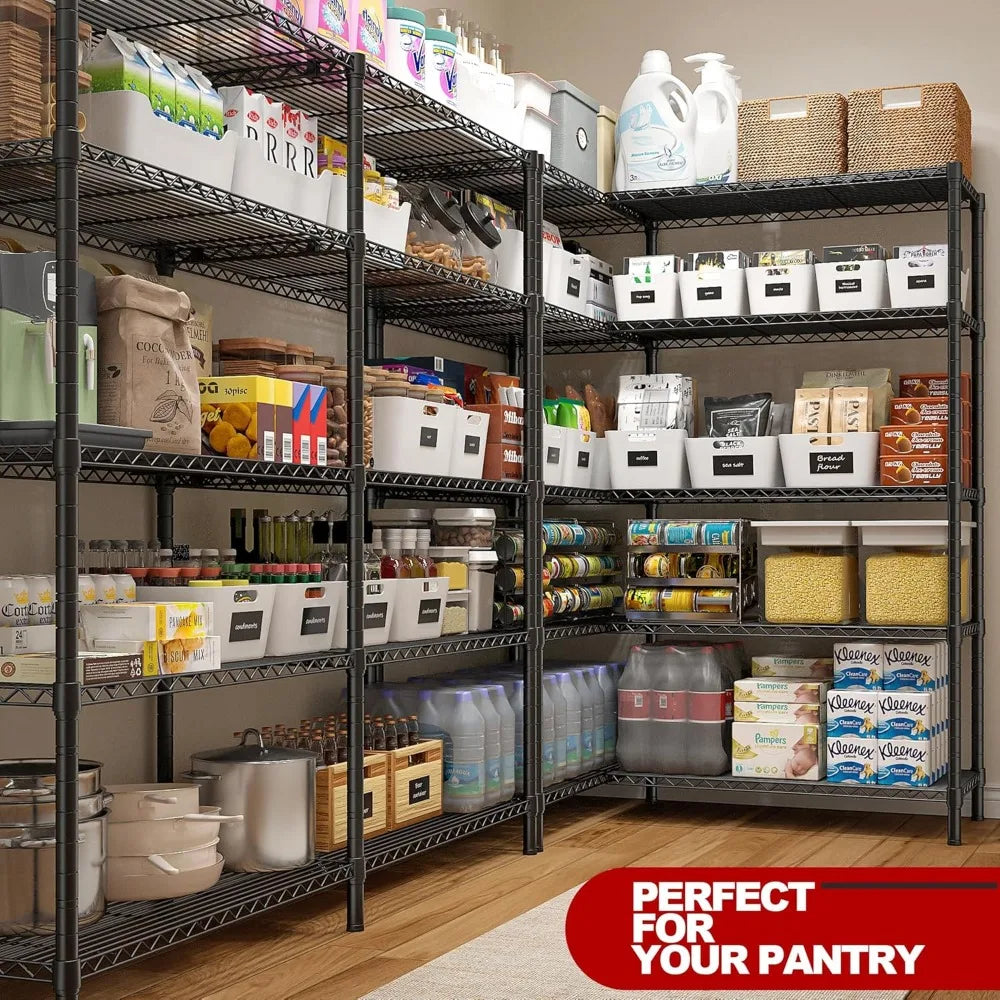 5 Tier Storage Shelves 1400LBS Wire Shelving Unit