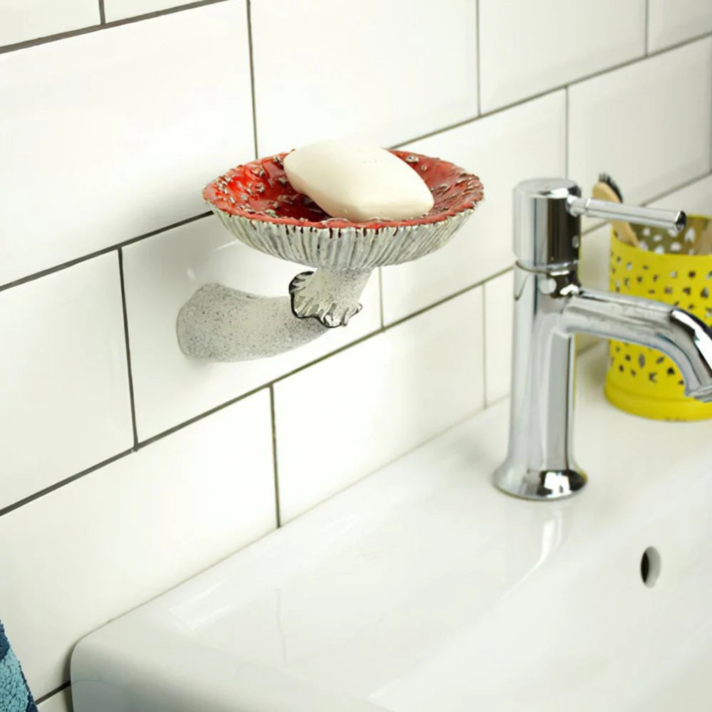 Amanita Shaped Floating Shelf