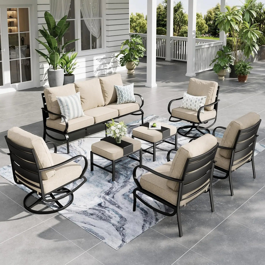 7 Pcs Patio Furniture Set for Outdoor