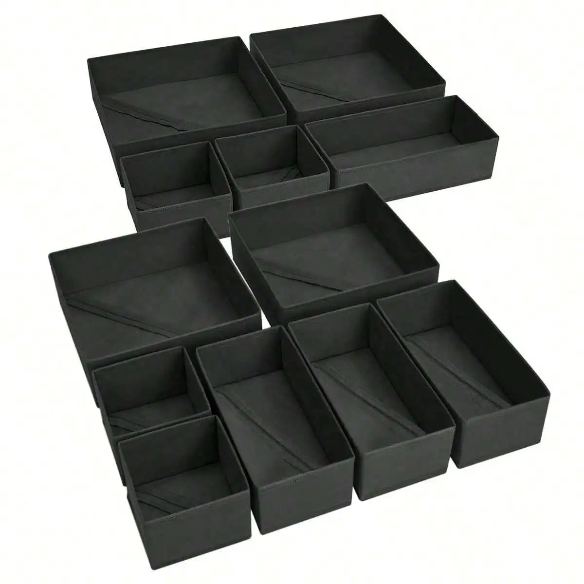 Minimalist Foldable Fabric Storage Box Organizer