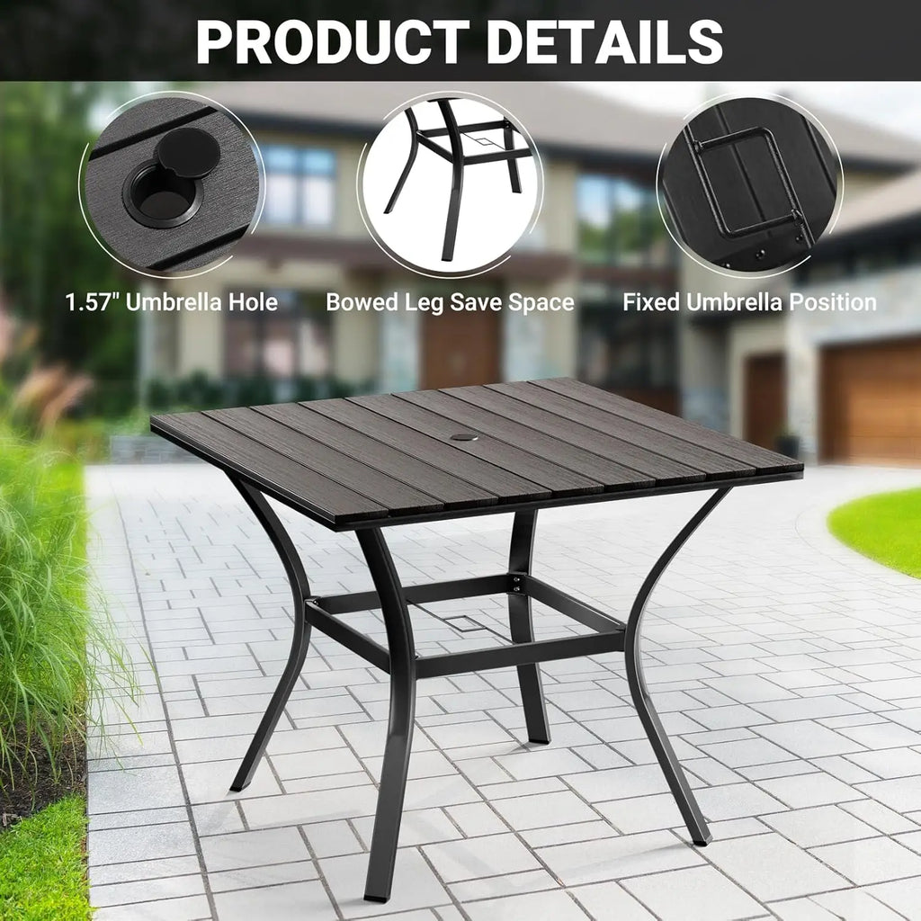5 Piece Outdoor Patio Bistro Furniture Set