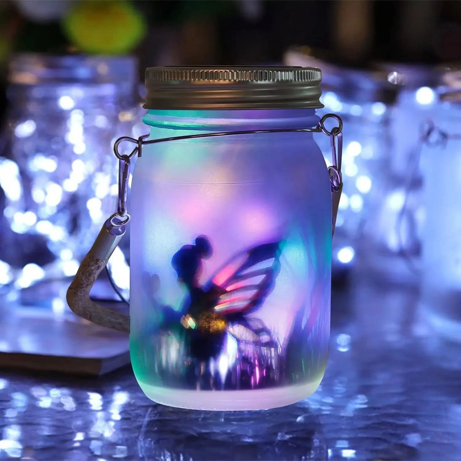 Solar Mason Jar Light Fairy Lights