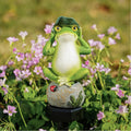 Cute Solar Powered Animal Statue LED Light