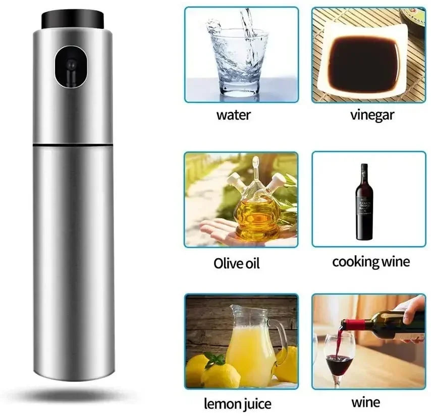 100ML 304 Stainless Steel BBQ Olive Oil Spray Diffusert
