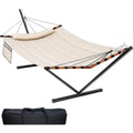 Double Hammock with Stand, 55x79, 450 lbs Capacity