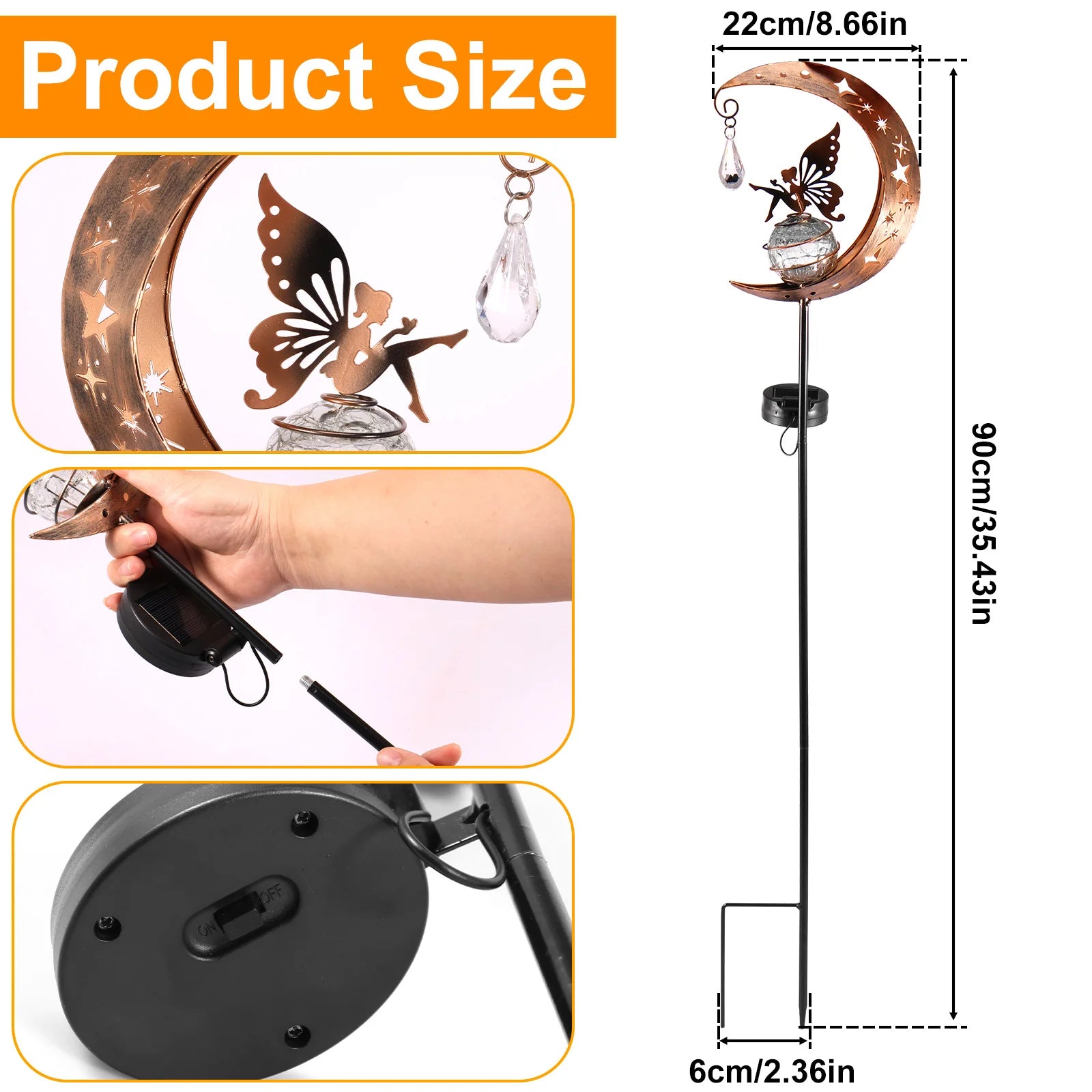 Solar Moon Fairy Lamp