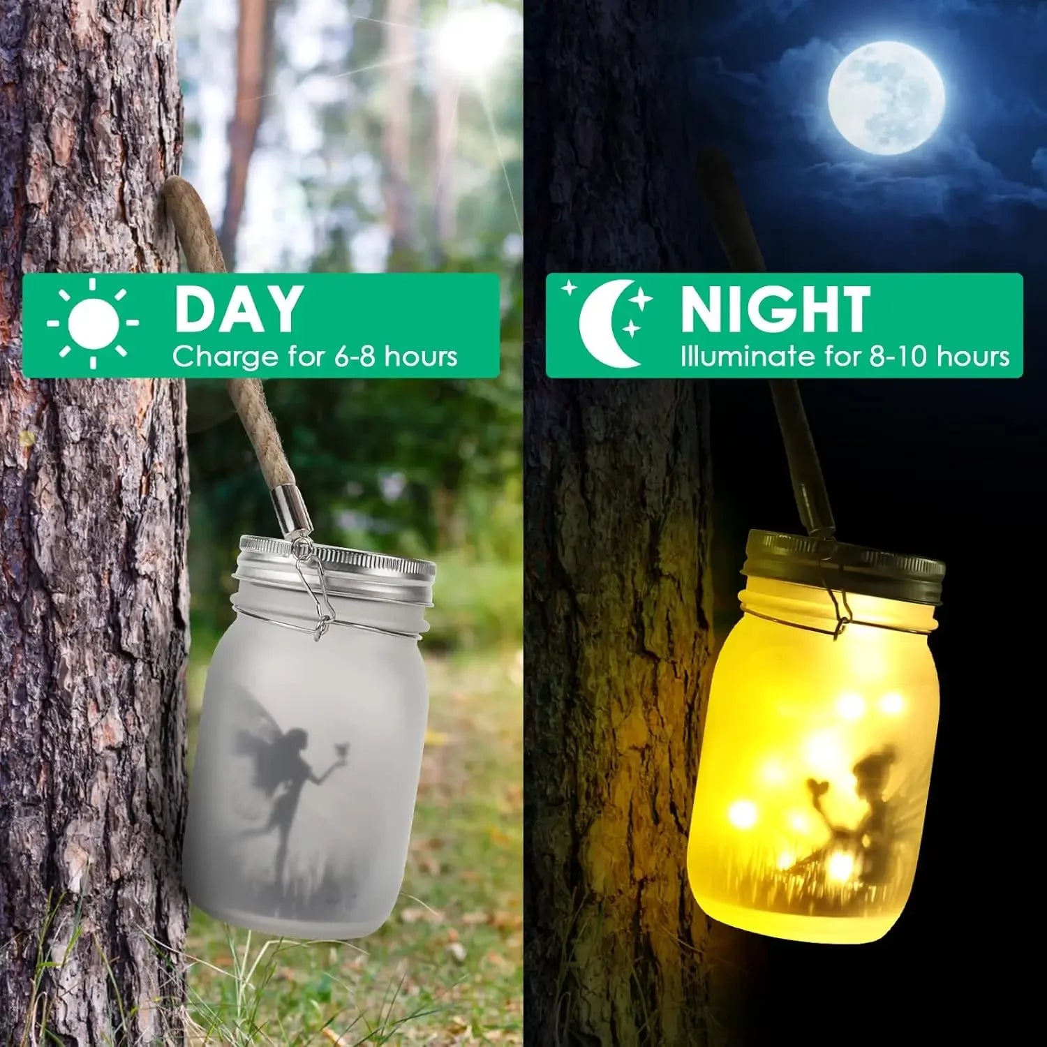 Solar Mason Jar Light Fairy Lights