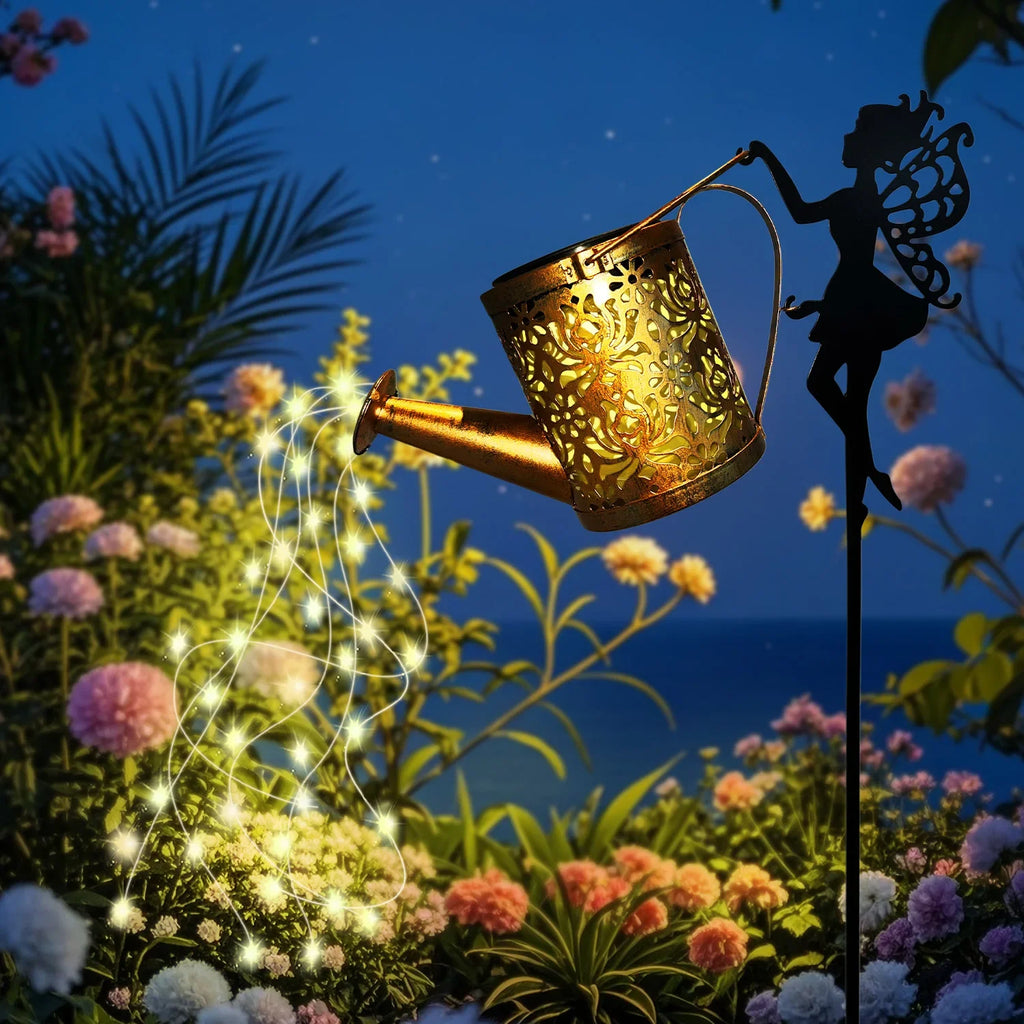 Enchanted Iron Solar Fairy Lamp