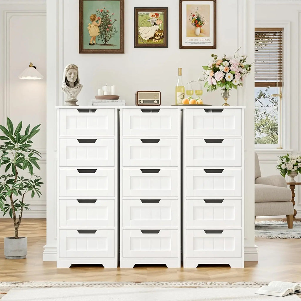 Bathroom Cabinet with 5 Drawers