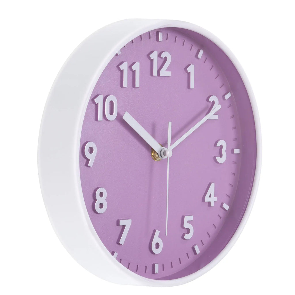 8 Inch Wall Clock 3D Number