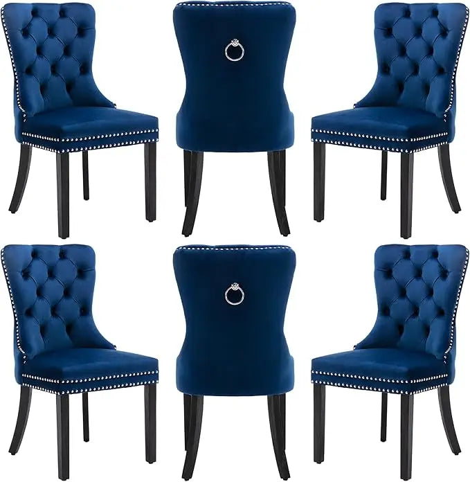 Velvet Dining Chairs Set of 6
