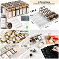 24-Piece Glass Spice Jars with Bamboo Lids