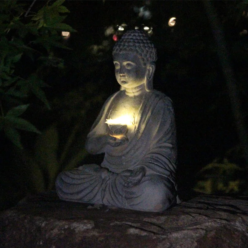 Solar Buddha Statue