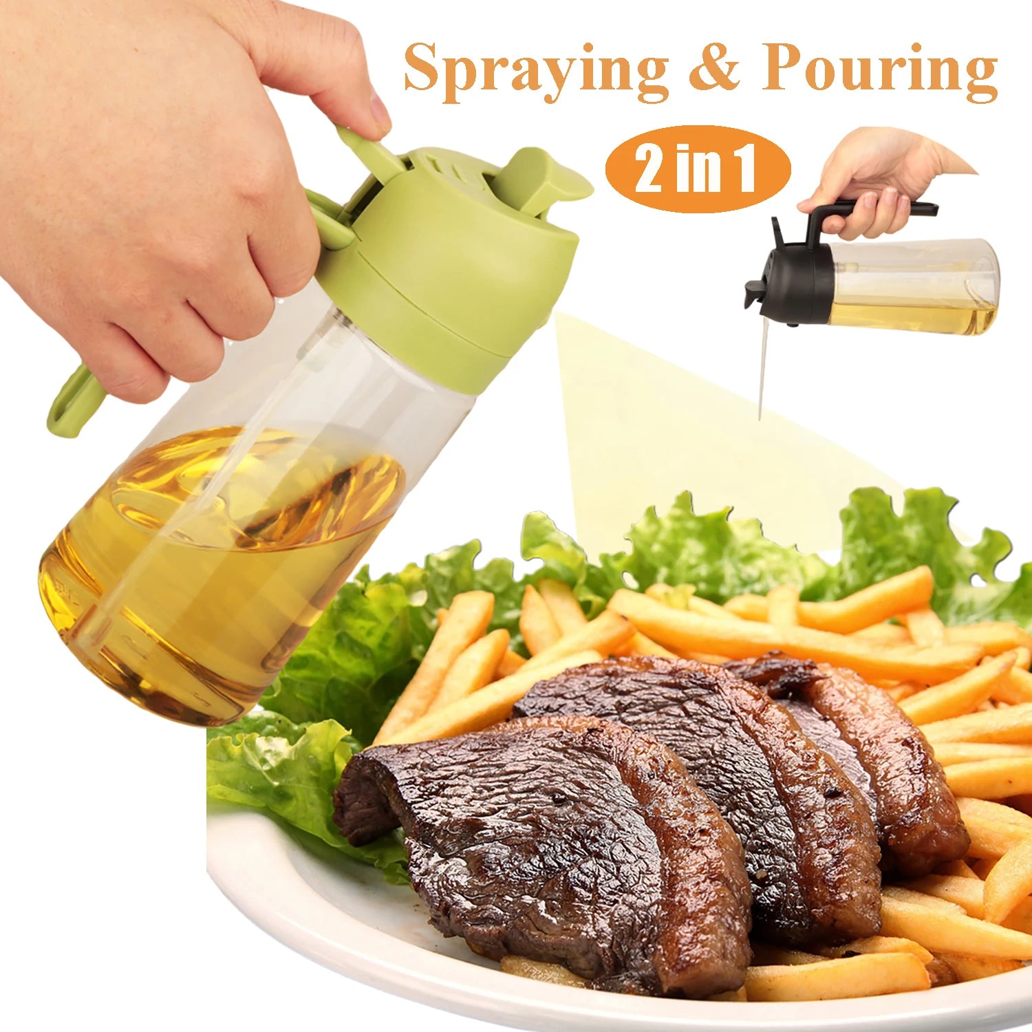 16oz Oil Dispenser Bottle for Kitchen