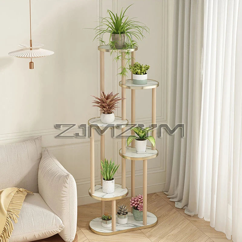 Plant Stand Stand, Wooded Storage Shelf 4/5/6 Tier Flower Shelf