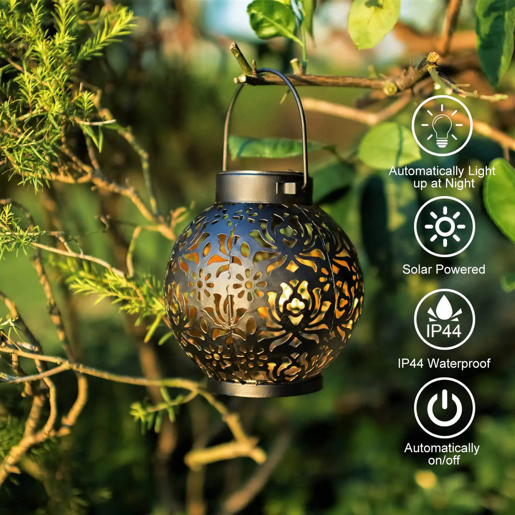 Iron Art Hanging Light Hollow LED