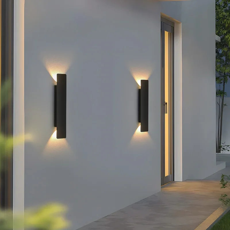 Modern Led Waterproof Outdoor Up Down Wall Lamp IP65 Aluminum 18w LED Wall Light Indoor Decorated Wall Sconce