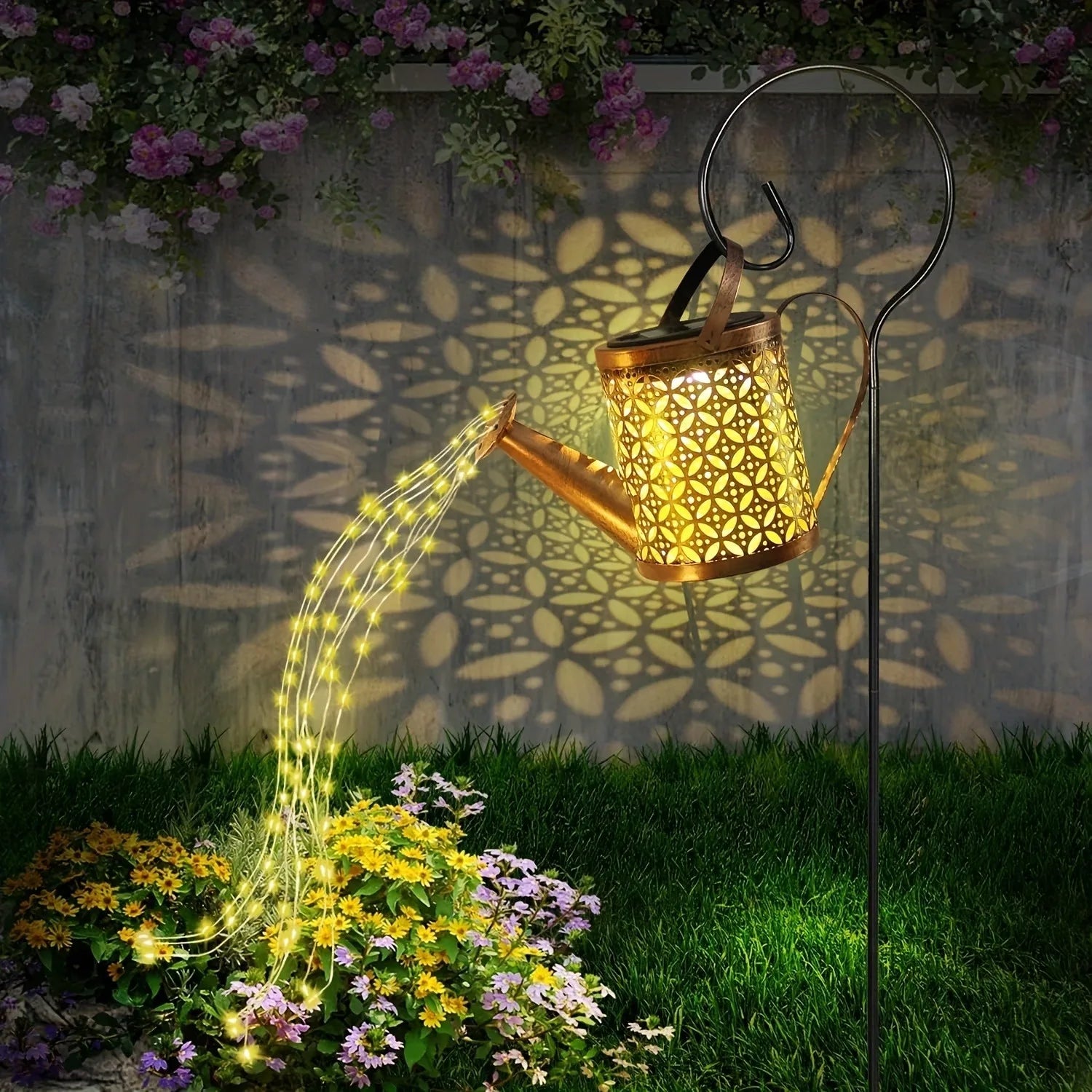 Enchanted Iron Solar Fairy Lamp