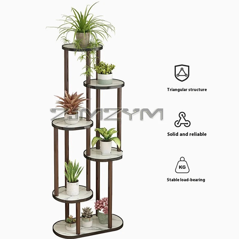 Plant Stand Stand, Wooded Storage Shelf 4/5/6 Tier Flower Shelf