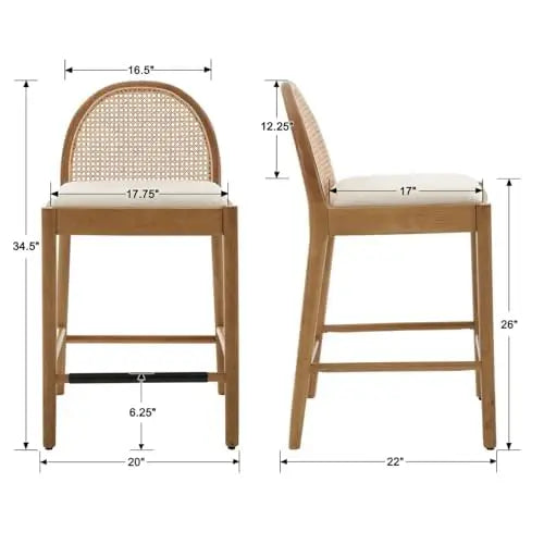 Counter Height Bar Stools Set of 4