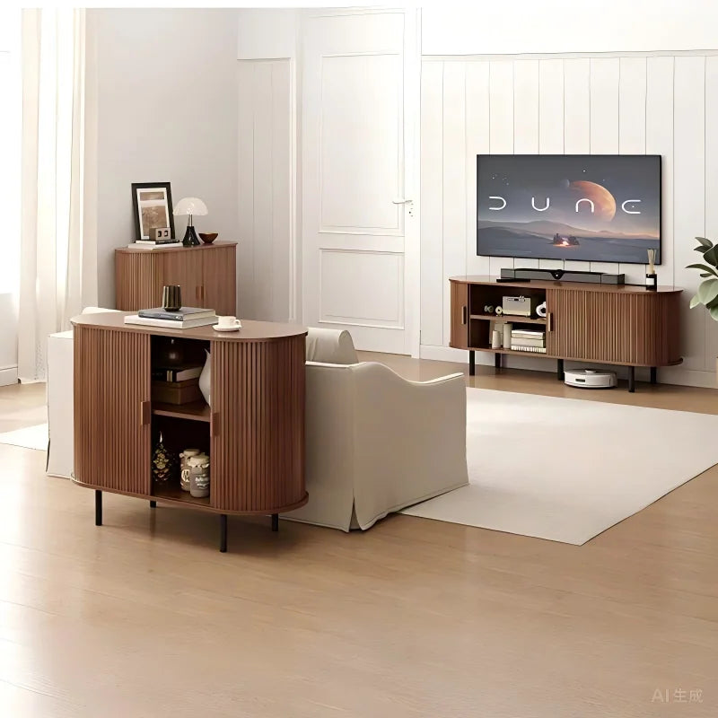 Sideboard Buffet Cabinet with Sliding Door